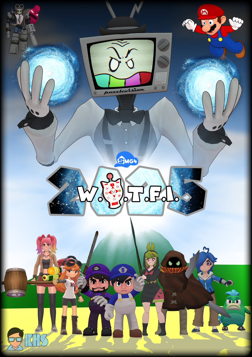 khs_karlo's tweet image. [MMD/SMG4] WOTFI 2025 - Fanmade Poster

For @smg4official 
This is just another SMG4-related poster (which is a fanmade WOTFI 2025 poster) inspired by a poster of Lego Ninjago's 10th Season: March of the Oni!

Enjoy!

#SMG4 #smg4fanart #MikuMikuDance #poster