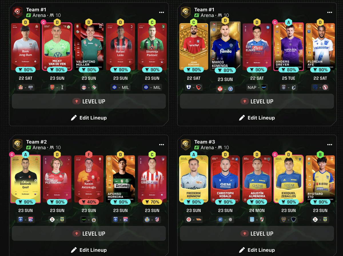 ok so the bot updated the lineup based on the latest starting predictions

some tough fixtures coming up tho

lets see if bot > me