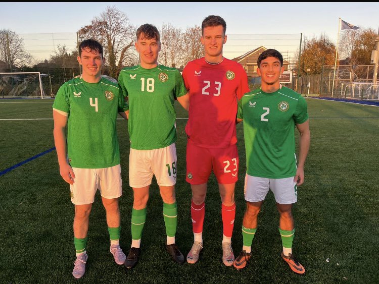 UCCSoccer's tweet image. Congratulations to UCC players selected for Irish Colleges &amp;amp; University Team for game v Irish Defence Forces in Dublin. 

Sam Bailey
Eanna Fitzgerald 
Kevin Fitzpatrick 
Noah Sowinski

Well done boys ☘️🇮🇪⚽️☠️