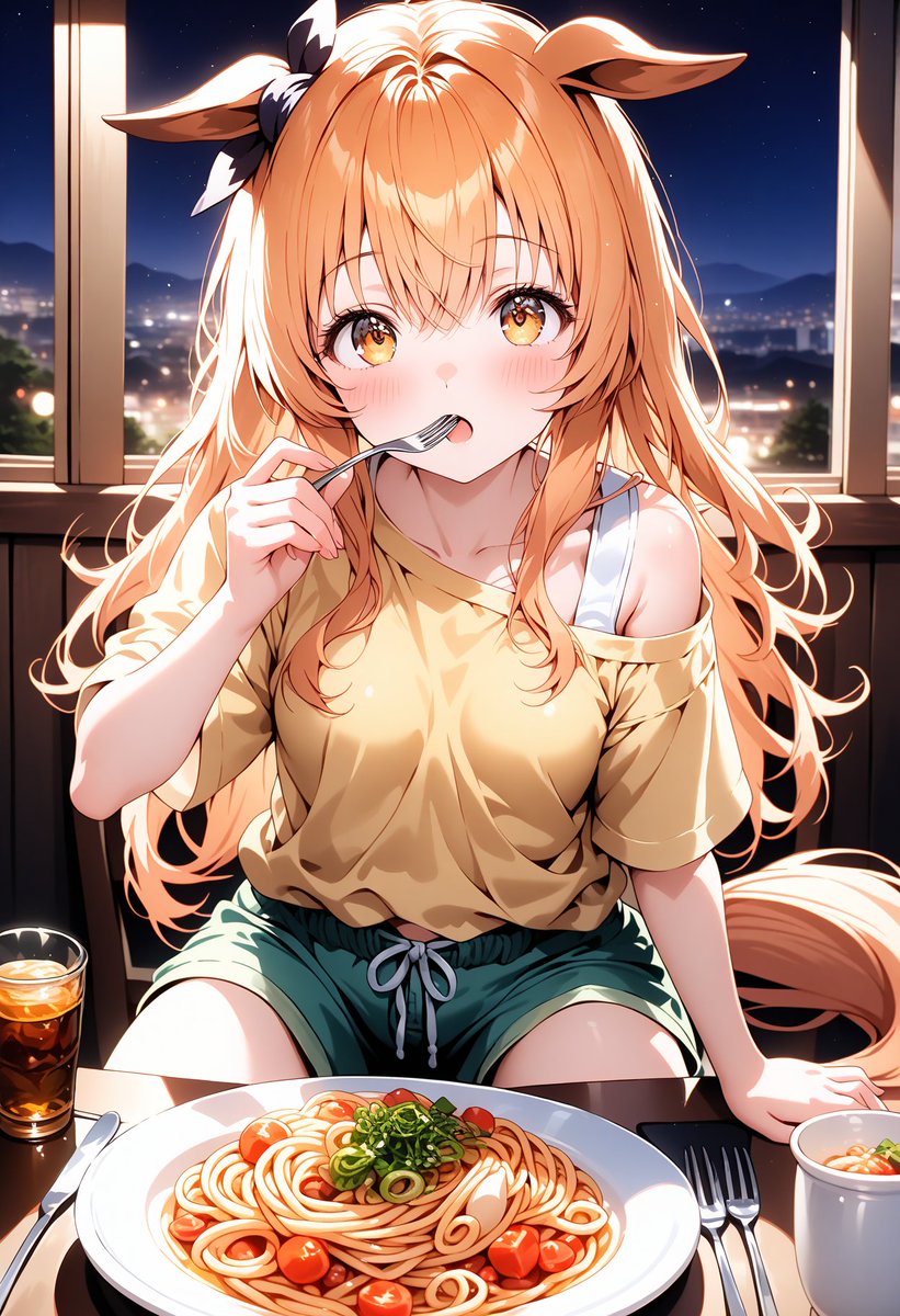 マヤちゃんと晩御飯
 #マヤノトップガン  #ウマ娘