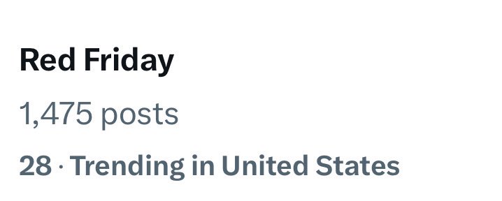 DeniseStaceyUSA's tweet image. ❤️🇺🇸❤️🇺🇸❤️🇺🇸❤️🇺🇸❤️🇺🇸❤️🇺🇸

It Is Red Friday And ON FRIDAYS I WEAR RED. Do You⁉️⁉️⁉️

#KeepHashtagging

 #REDFriday 

#RedFriday 

#SupportOurTroops 

#GodBlessOurTroops 

🤔👀🗣️

#TrendingNow🥁👇 

Red Friday In #28th 

#XERS WE COULD DO BETTER!!! 

❤️🇺🇸❤️🇺🇸❤️🇺🇸❤️🇺🇸❤️🇺🇸❤️🇺🇸