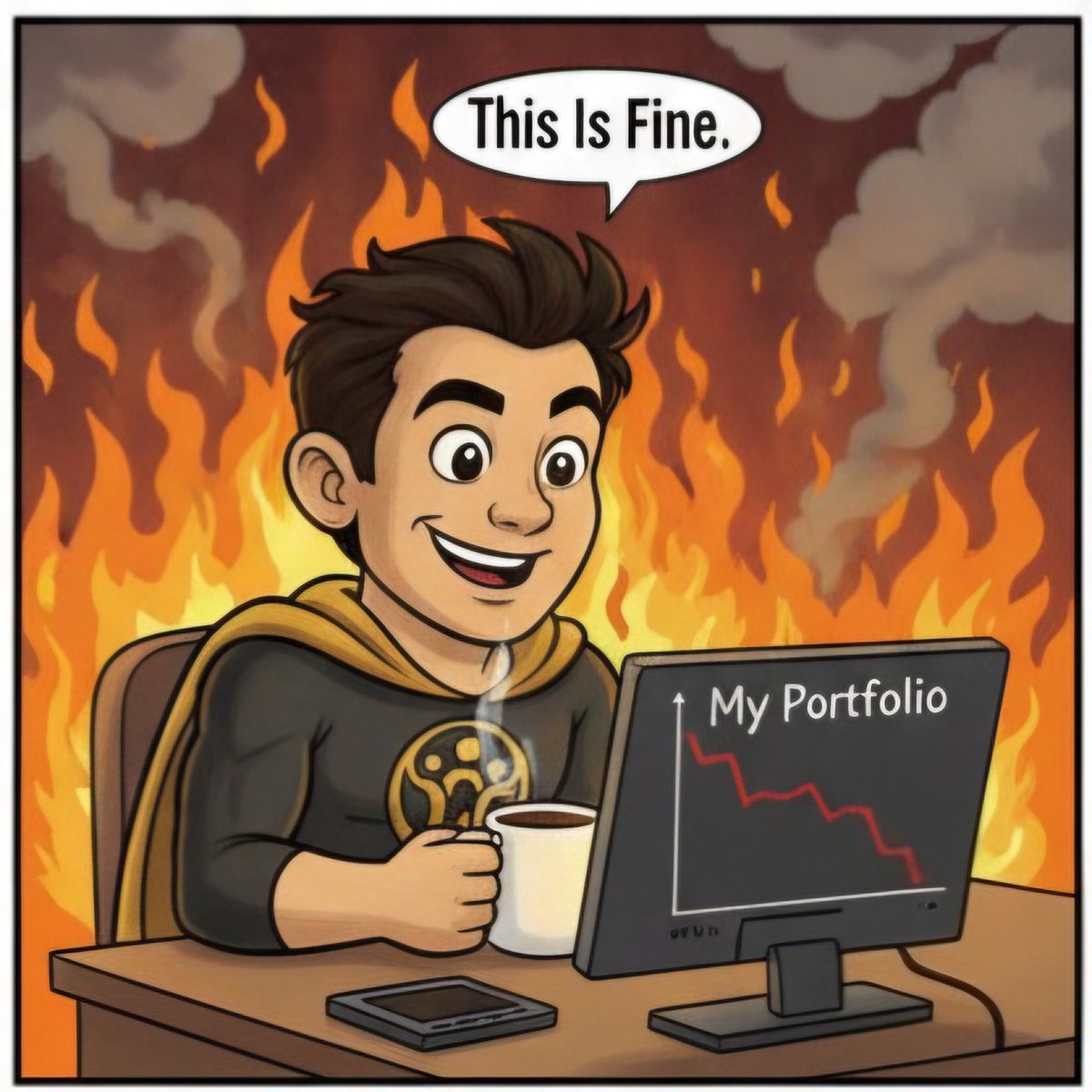 CommunityFunLP's tweet image. GM hodlers!

Crypto right now feels like a haunted house: you walk in with money and leave with trauma.🤣