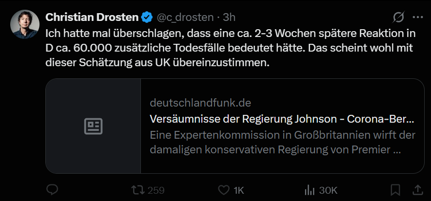 BMuellerSN's tweet image. Wie kann man das Resultat einer 2-3 Wochen späteren Reaktion überschlagen, wenn man die zugrundeliegende Dynamik der Infektionsausbreitung mathematisch gar nicht versteht, @c_drosten?