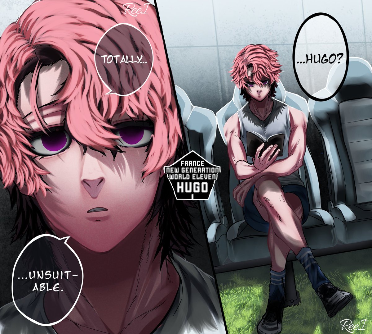 Reeilb's tweet image. Hugo, I hope I&apos;m not far from their official colors. 

#coloring #manga #bluelock #reeilb #ibisPaintX