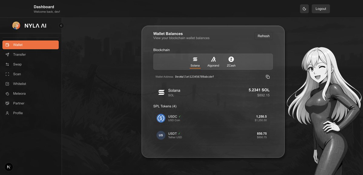 shax_btc's tweet image. $Nyla web taking shape with day and night mode