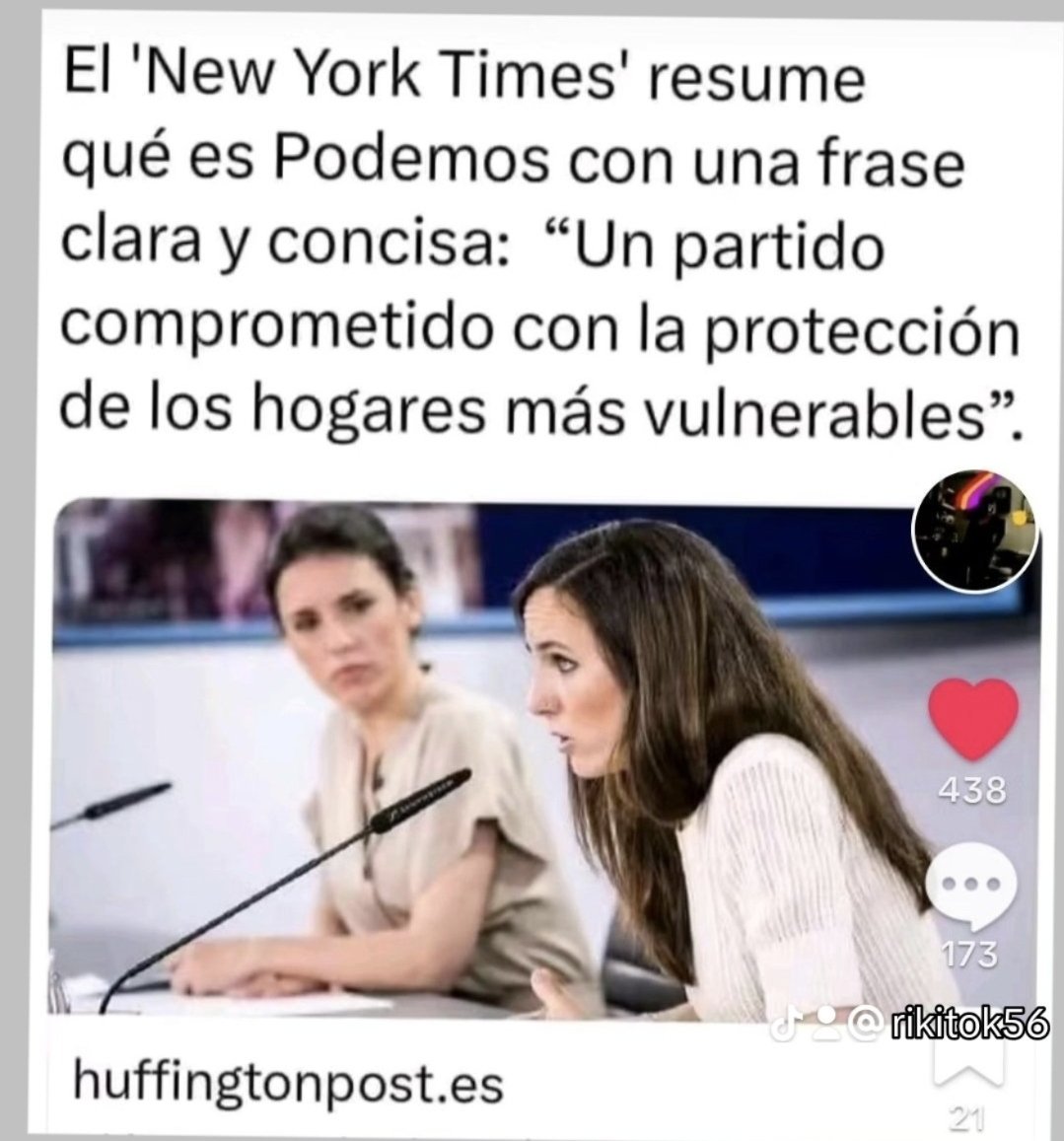 Veromaggi's tweet image. @ionebelarra es un ejemplo de política para este país. Llamarla 
escoria evidencia tu indignidad, profunda ignorancia y estupidez supina.
@PODEMOS es la solución para garantizar la igualdad y justicia social en España.