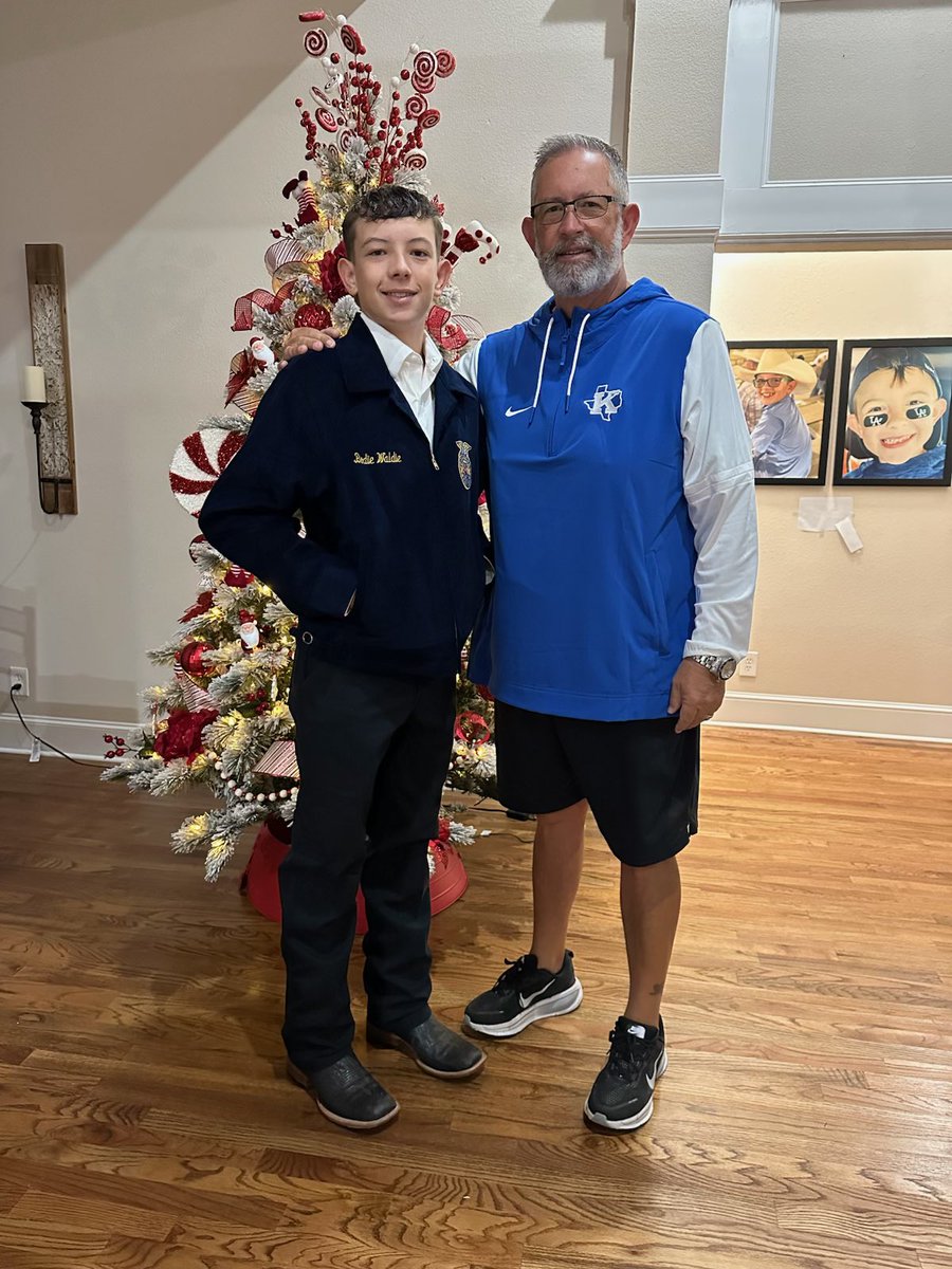 Good luck to Bodie Luke and his Chapter Conducting team today at the area FFA meet in Anna! #KrumFFA #GodWins