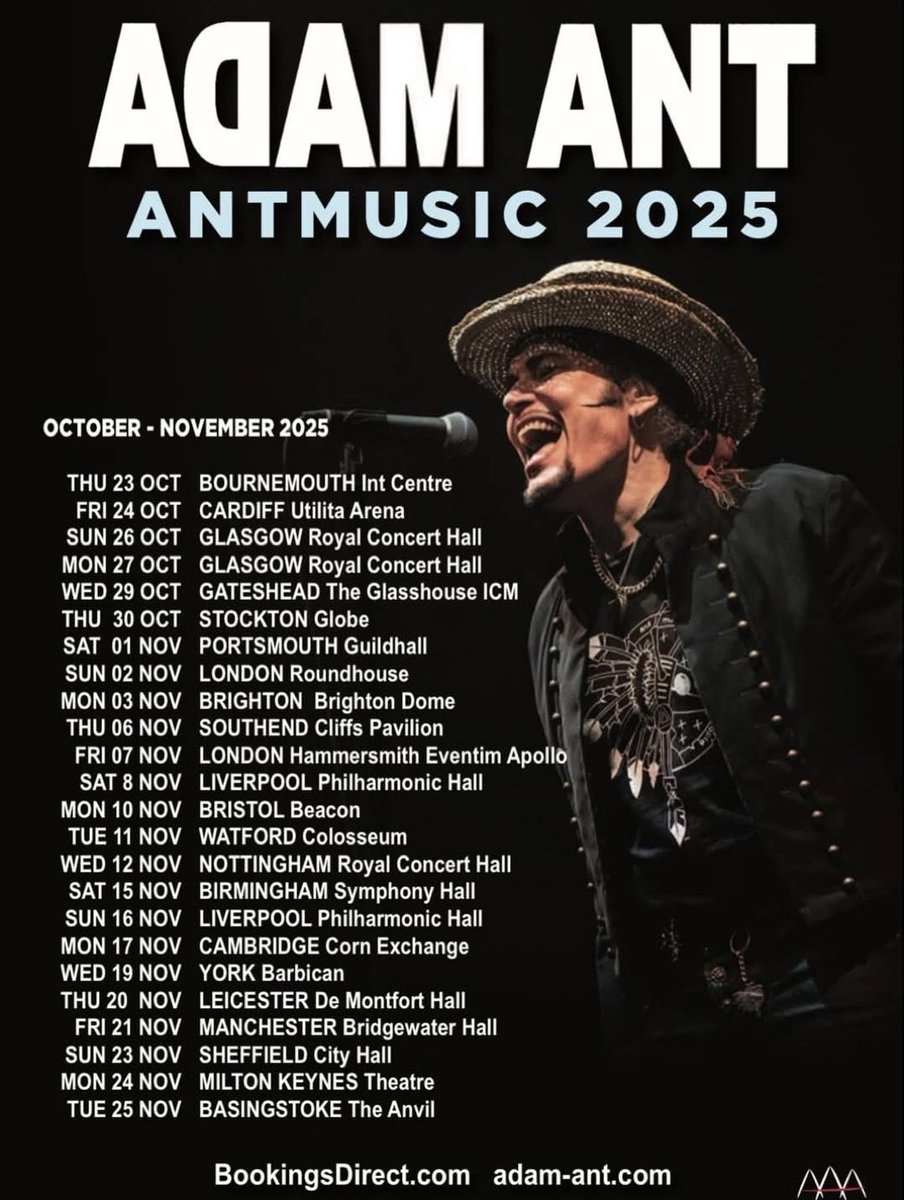 Dawn_B's tweet image. Had a fabulous time seeing the amazing @adamaofficial at @yorkbarbican this week 🎶🎵🎶
All the hits, plus much more!
Including my own personal favourite “Kings Of The Wild Frontier” (video below).
#AdamAnt
🐜 🥁 🐜