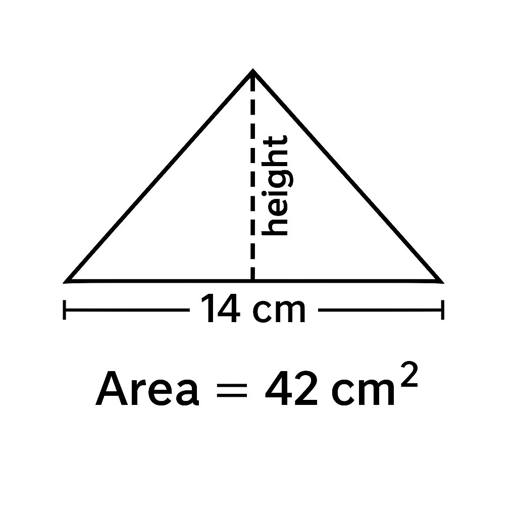 MathsWith_Sam's tweet image. Find the height of the triangle 📐🤔❓