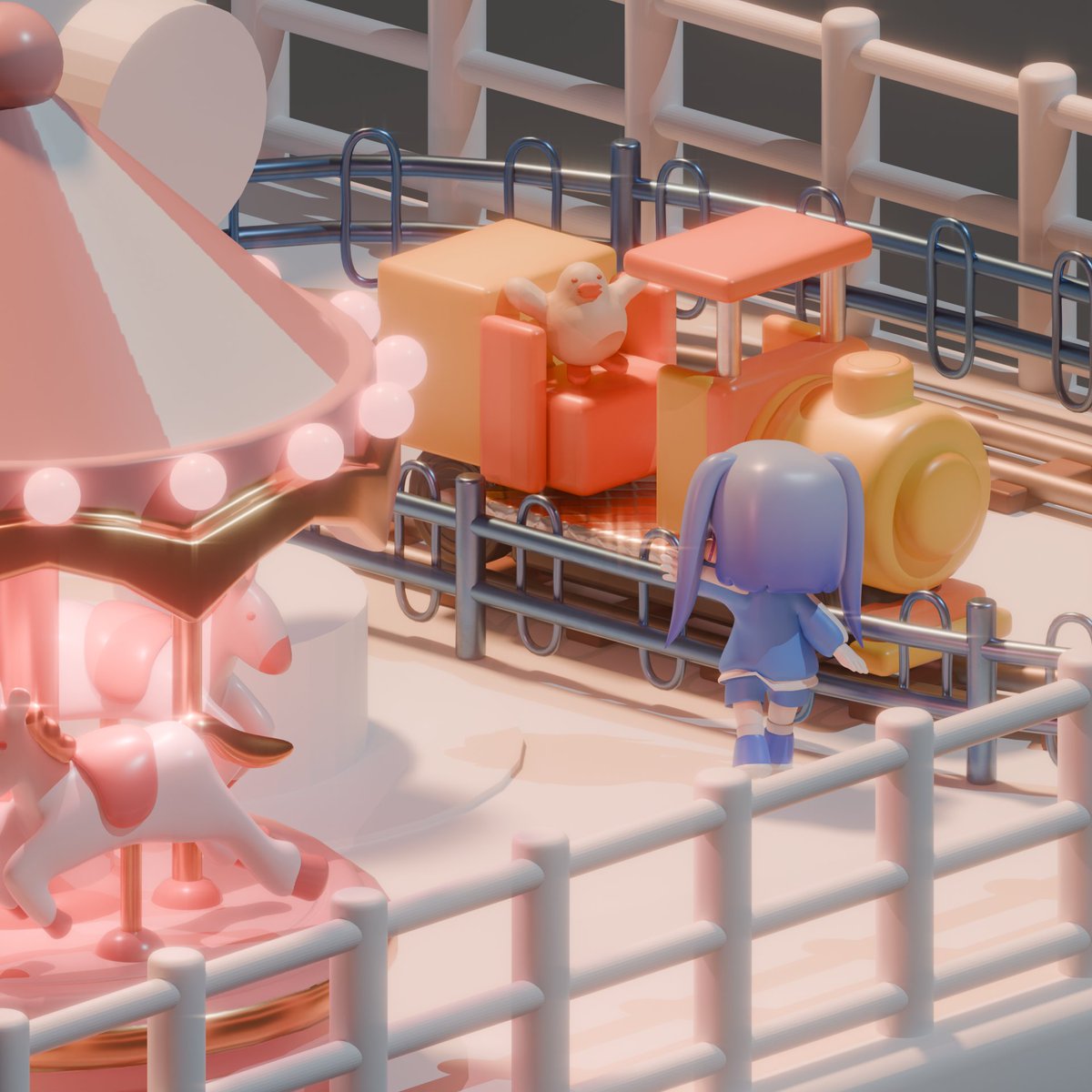 wip2 #b3d
今回は部屋や小物というより少し大きめのものを作っている・・・