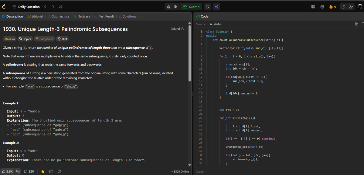 smtwt_'s tweet image. Day 28 of #100DaysOfCode           

✓ Solved LeetCode POTD

This was easy one 🙃