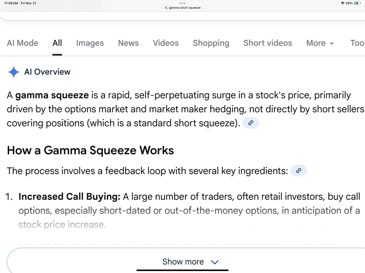 $FNGR   get ready for a GAMMA squeeze. Watch for the OPTIONS to trade 1000’s of calls.  

LIKE 10-50K calls.   Then it goes 

WATCH let me know. If they are printing calls