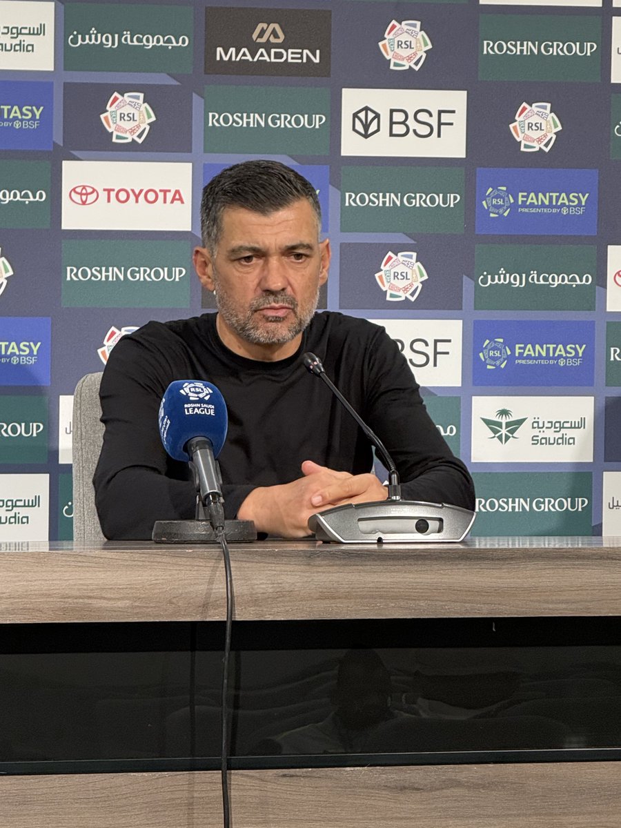 alaa_saeed88's tweet image. 🛑 مدرب #الاتحاد &quot; كونسيساو &quot; قائلاً :

الوقت لازال طويل في مشوار الدوري .. وسنعمل على اعادة الاتحاد لوضعه الصحيح .. وتركيزي حالياً على المواجهة القادمة اسيوياً

#الاتحاد_الرياض