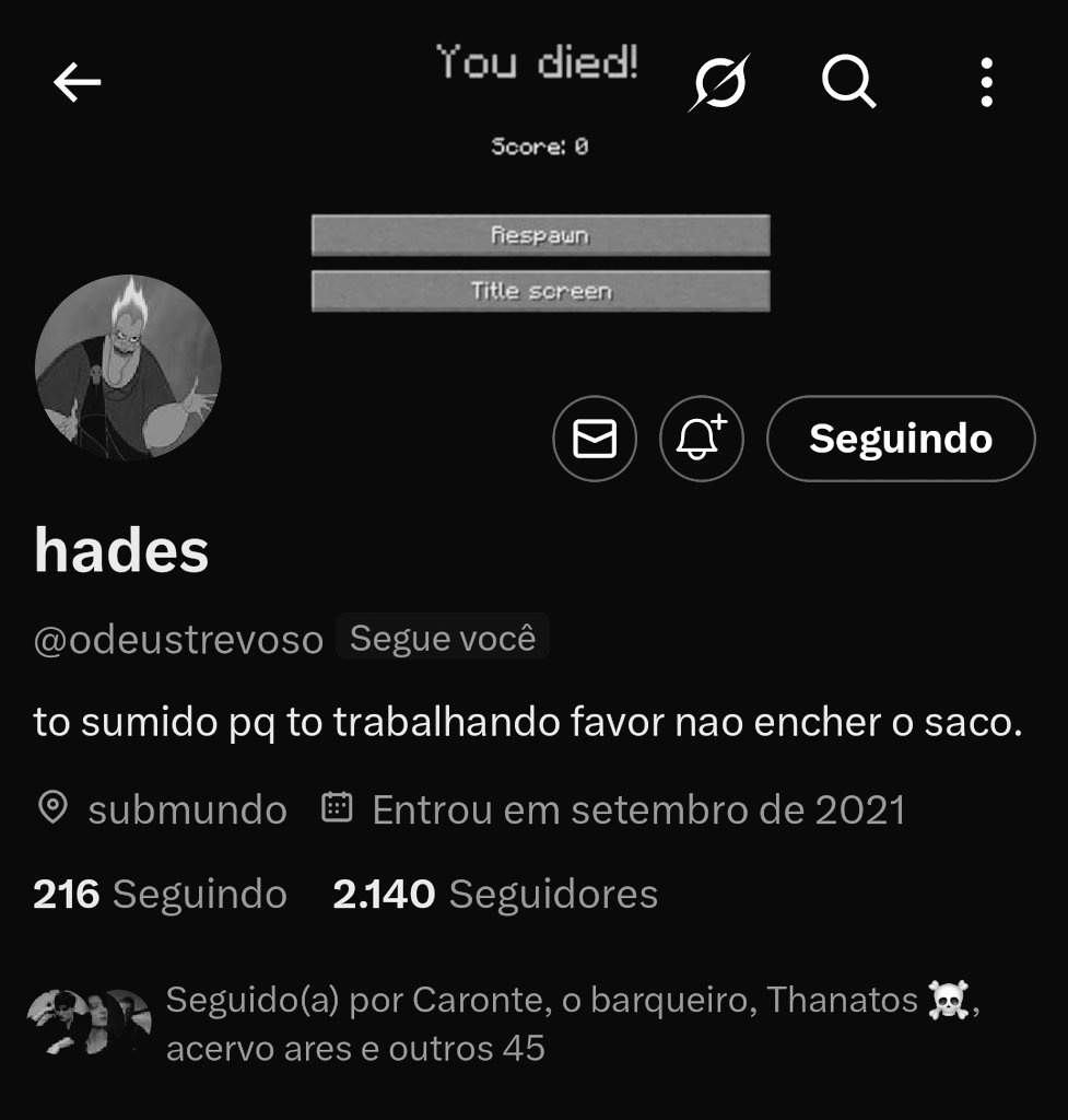 zuretinhoshades's tweet image. Hoje, o nosso coração está em pedaços com a notícia recebida pela manhã. A notícia da partida da nossa querida Gabi, uma das adm's que interpretou o papel de Hades na época em que o fandom de PJO ficou mais ativo com a série e o RPG aqui, nos atingiu como um choque profundo e +