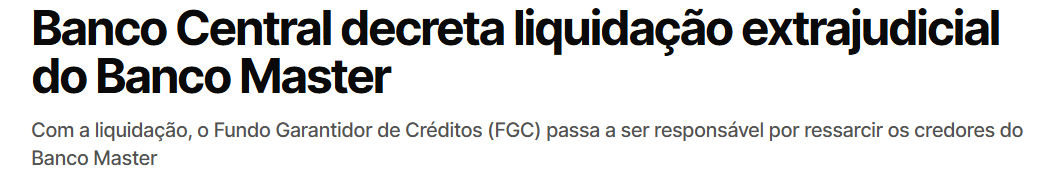 vinecriptoverso's tweet image. Da série: se eu comprar um circo, o anão cresce.

Comprei essa bomba em 2020, quando a SELIC tava quase 3%.
Do nada, os juros disparam, o “investimento” começa a perder pra inflação e pra completar o show… 

O Banco Master vai lá e quebra dois meses antes do meu resgate.

E não…