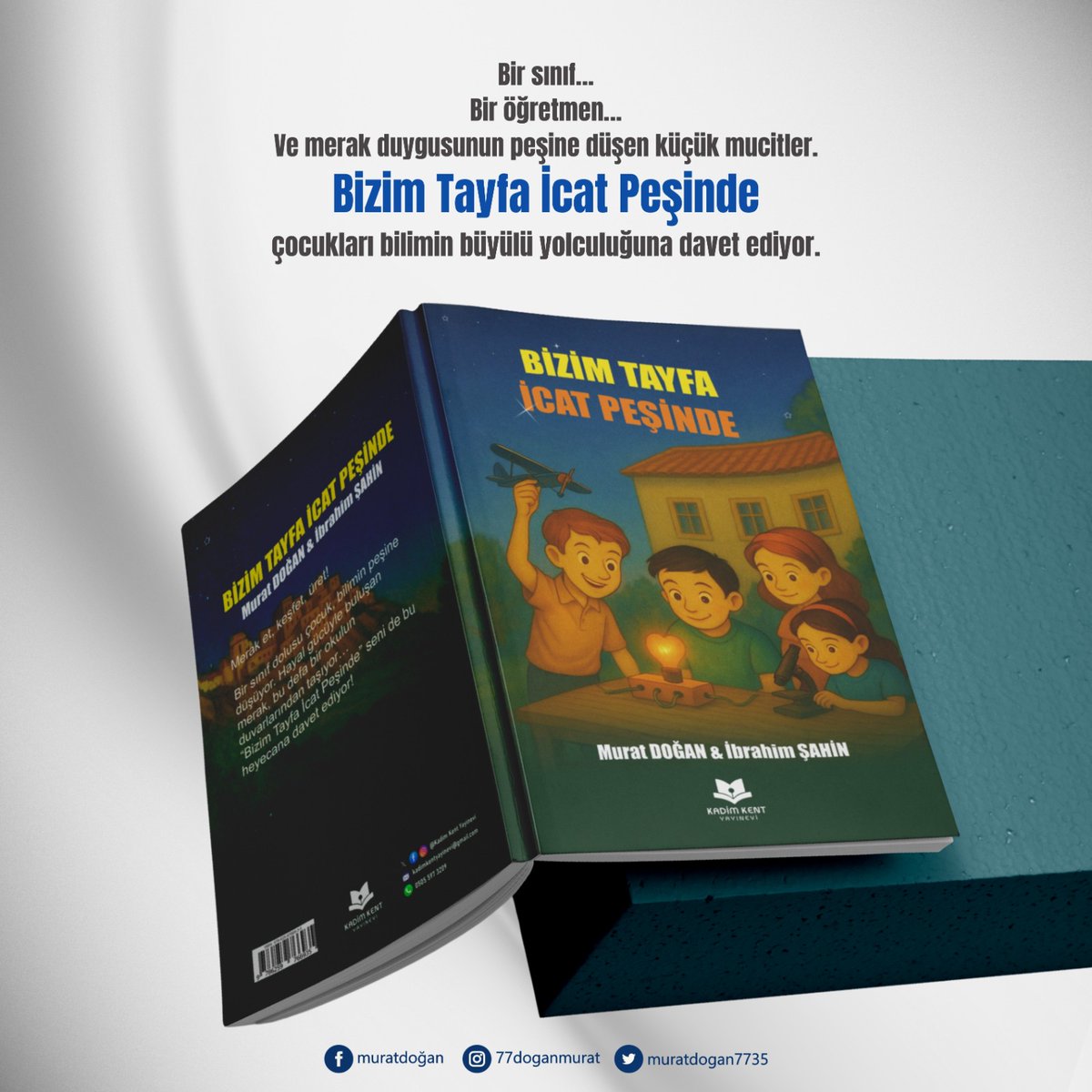 Bir sınıf, bir öğretmen ve merak duygusunun peşine düşen genç mucitler.
Her çocuğun merakla ve istekle okuyacağı "Bizim Tayfa İcat Peşinde" kitabımız raflardaki yerini aldı.