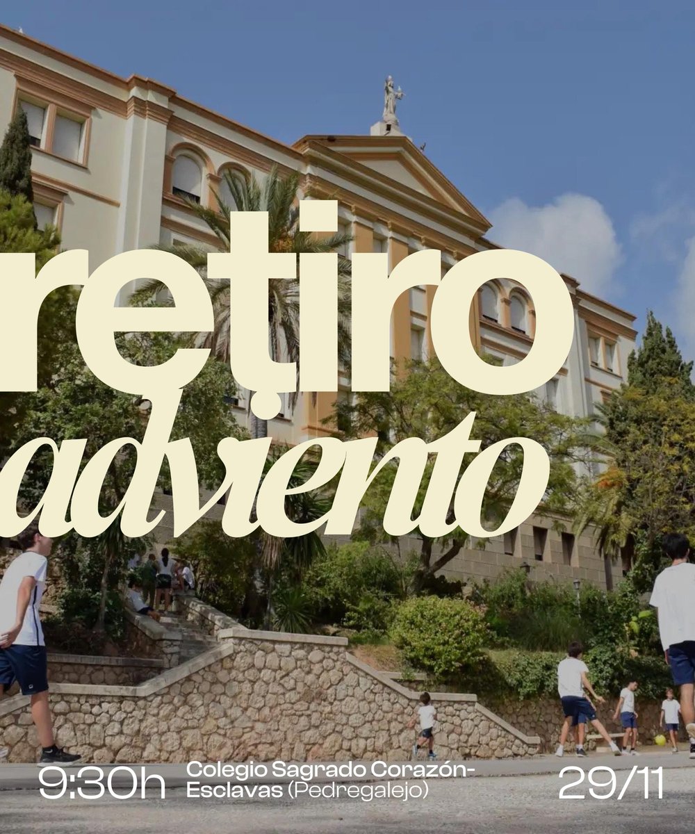 El sábado 29 de noviembre, prepárate para el #Adviento con el retiro para jóvenes en <a href="/SCorazonMalaga/">Colegio Sagrado Corazón (Fundación Spínola)</a> 

<a href="/DiocesisMalaga/">Diócesis de Málaga</a>