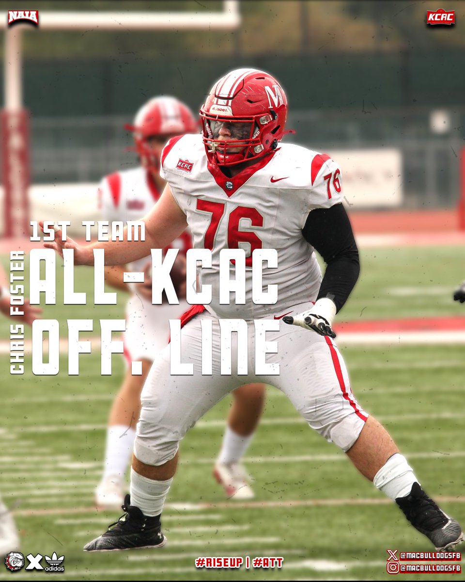 Congratulations to our <a href="/kcacsports/">Kansas Collegiate Athletic Conference</a> 1st Team Offense honorees!

R-Jr. Running Back Jalil Brown
R-So. Offensive Lineman Chris Foster

#RiseUp | #ATT