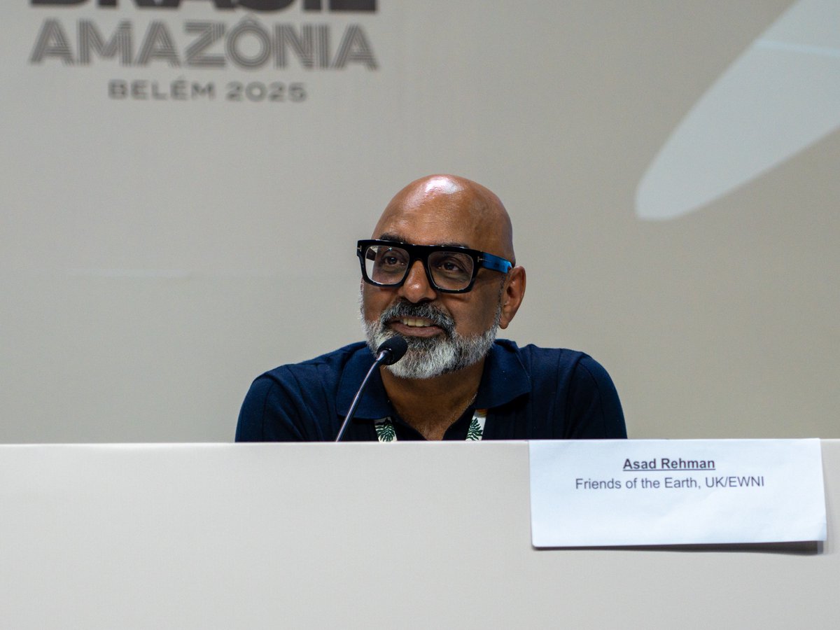 LossandDamage's tweet image. 1/3.🗣️ At the @gcdcj press conference today at @Cop30noBrasil Brazil in Belém 🇧🇷, Asad Rehman (@chilledasad100) of @friends_earth welcomed hard-won progress on the #JustTransition Work Programme, crediting years of civil society and G77 pressure 🌱🤝.