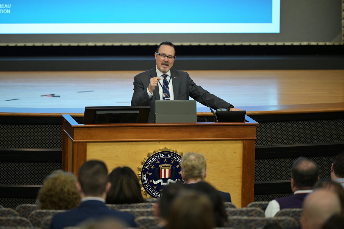 FBI's tweet image. Staying ahead of cyber threats and keeping information secure takes the work of the FBI and our industry partners. On Wednesday, the #FBI Criminal Justice Information Services Division hosted hundreds of private sector partners to stay engaged with emerging technologies that can…