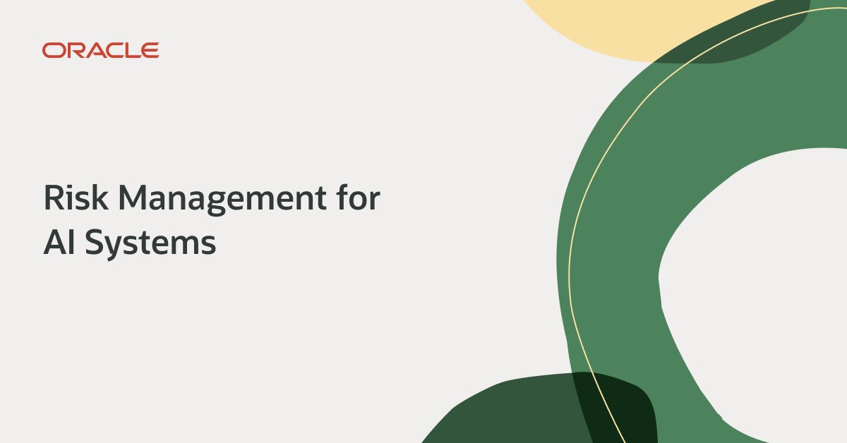 Oracle_EBS's tweet image. Effective AI system risk management helps to address future circumstances proactively, adapting as needed to support the organization’s AI objectives. Learn more: social.ora.cl/60137c4wD