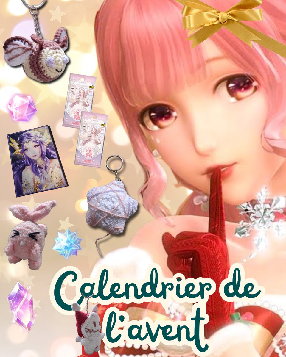 🎄CALENDRIER DE L'AVENT Spécial Infinity Nikki !🎄
.
Pour vous remercier de votre soutien et pour vous régaler en même temps que cette mise à jour 2.0 qui s'annonce FOLLE, je vous annonce l'arrivée d'un Calendrier de l'Avent sur mon Insta 
1 jour = 1 lot ! instagram.com/milkameluna/?h…