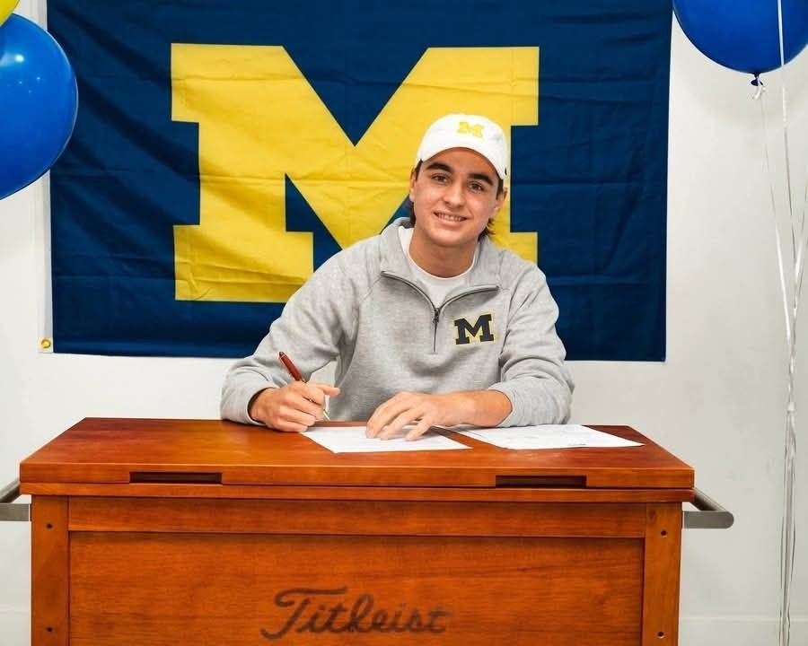 ndnsports's tweet image. Congratulations to Spencer Shropshire, a member of the Mohawks of the Bay of Quinte, who committed to play golf with the Michigan Wolverines. He will also begin training with Team Canada.
#NativePreps #FirstNations #Mohawk #Michigan #BigTen
