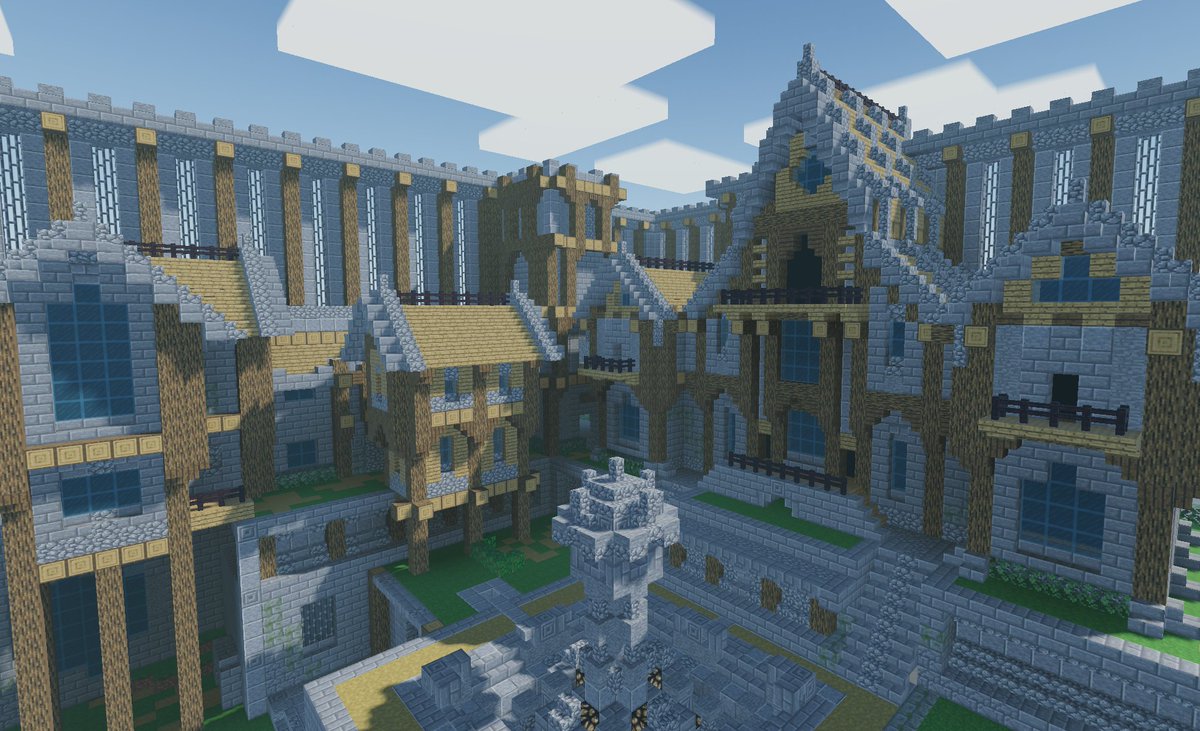 work in progress lobby for #BLOCKBOUND everything is subject to change (such as textures) buuuut lmk if there r any suggestions for maps n stuff 😼