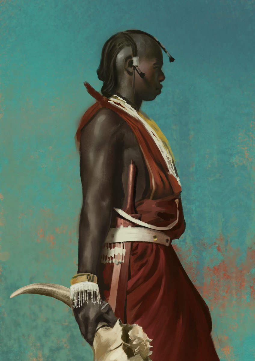 Maasai digital Painting