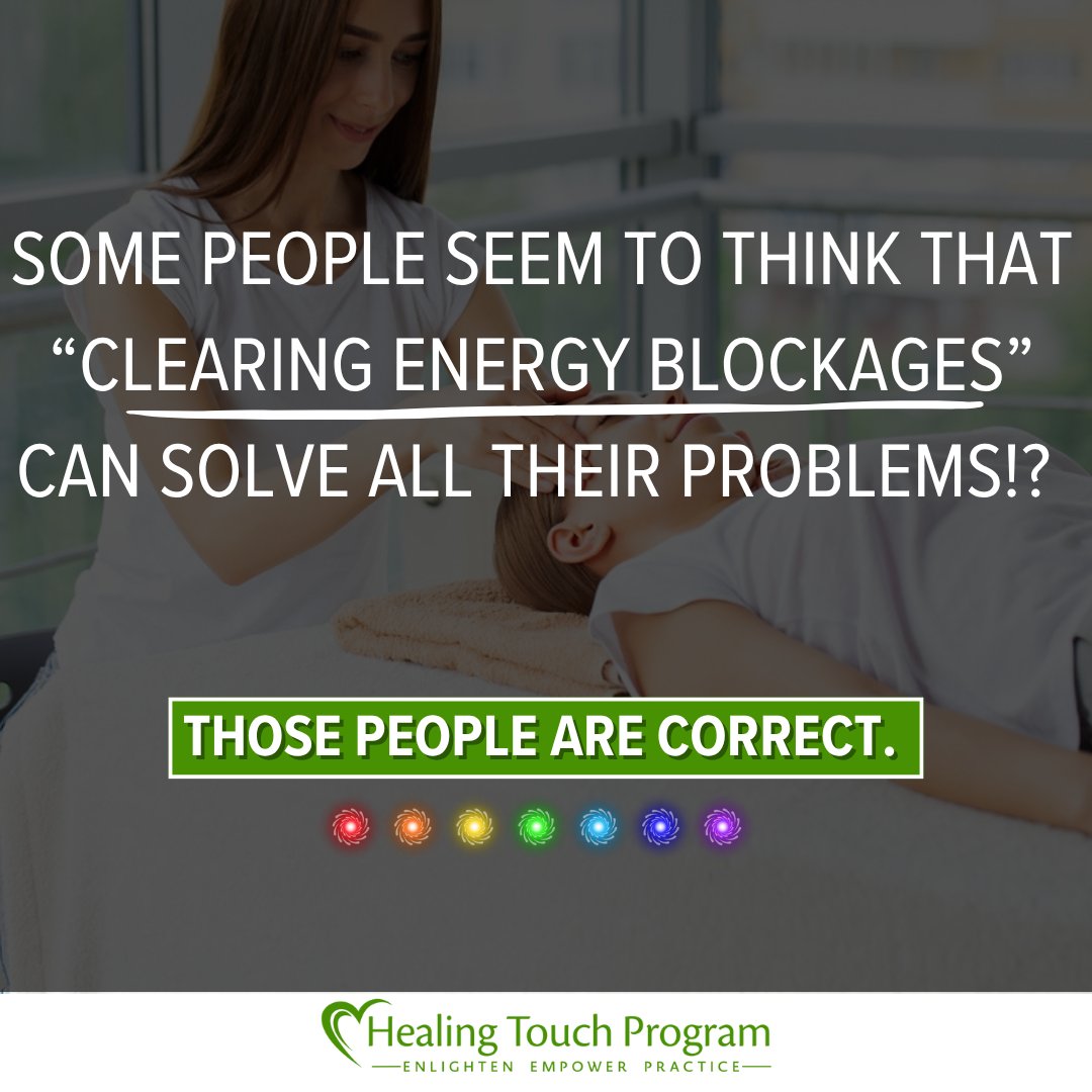 HTProgram's tweet image. Clearing energy blockages won’t fix everything.
Actually… it kind of does. 😉✨
#HealingTouchProgram #EnergyHealing #HealingJourney #HolisticWellness