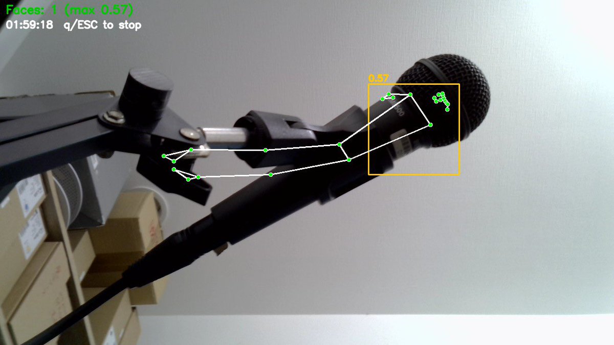 フェイスとポーズが検出されてしまう