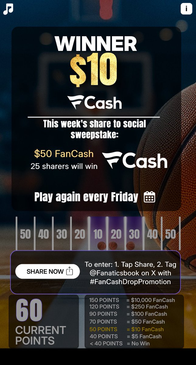 Mat_Tea_Jay's tweet photo. Play the #FanCashDropPromotion today

⁦@FanaticsBook⁩  https://t.co/U5oeWvlv2T https://t.co/MvJjb9JrL7