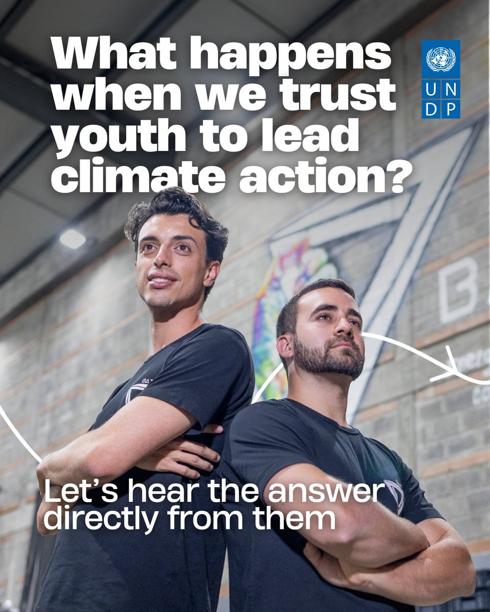 From coral reefs to clean transport, youth-led climate action is already driving impact.

Discover the stories behind 5 powerful solutions &amp; what’s possible when young people are trusted. More from <a href="/MASE_IT/">Ministero Ambiente e Sicurezza Energetica</a> &amp; <a href="/Y4Cofficial/">Youth4Climate</a>.

📖 go.undp.org/im7
🎥 go.undp.org/iMY