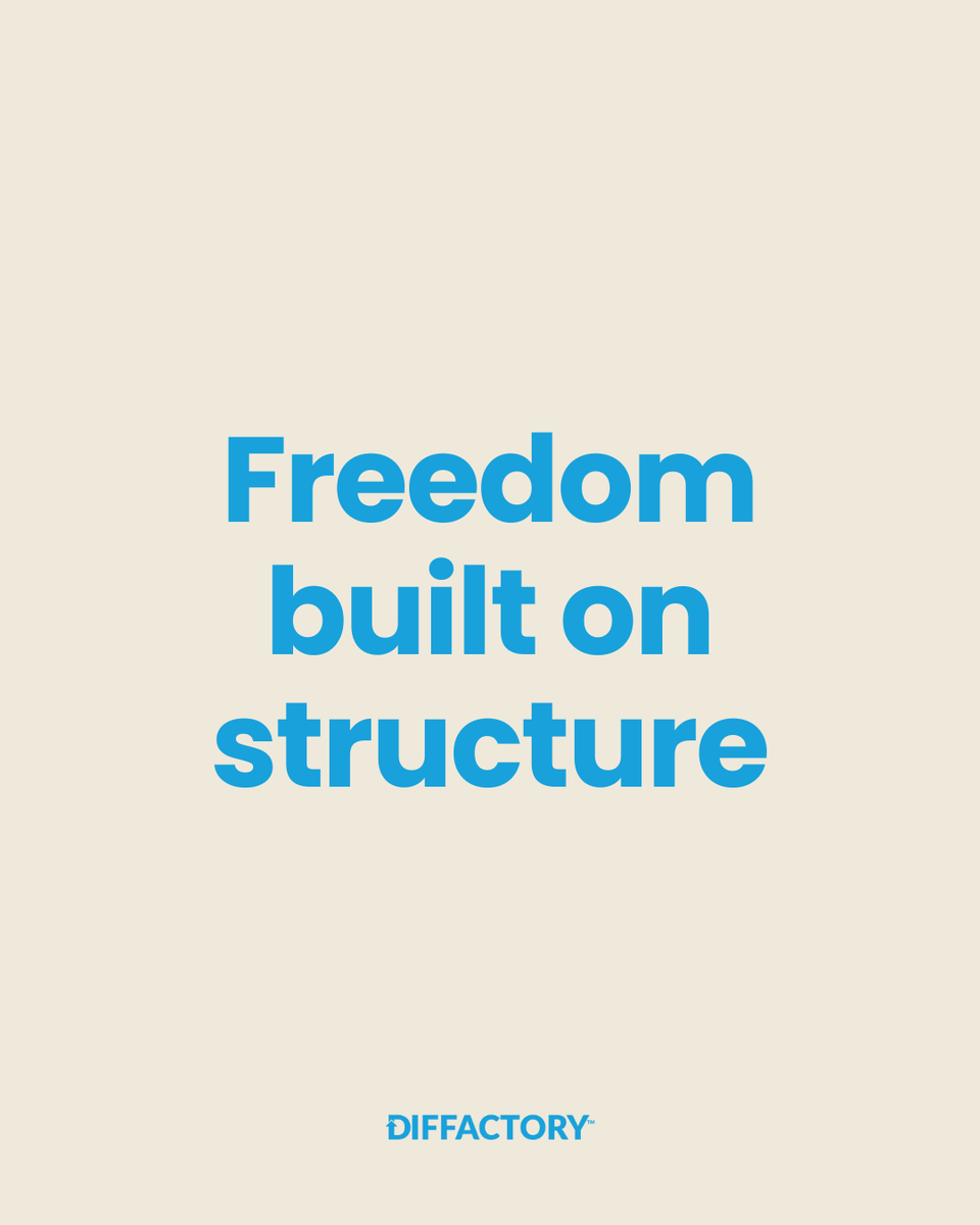 Diffactory's tweet image. If your business only works when you do, that’s not a system.  
That’s a trap.

Structural Capital is what lets you step back without everything falling apart.  
It’s what turns chaos into consistency.

Because freedom isn’t built on hustle.  
It’s built on structure.