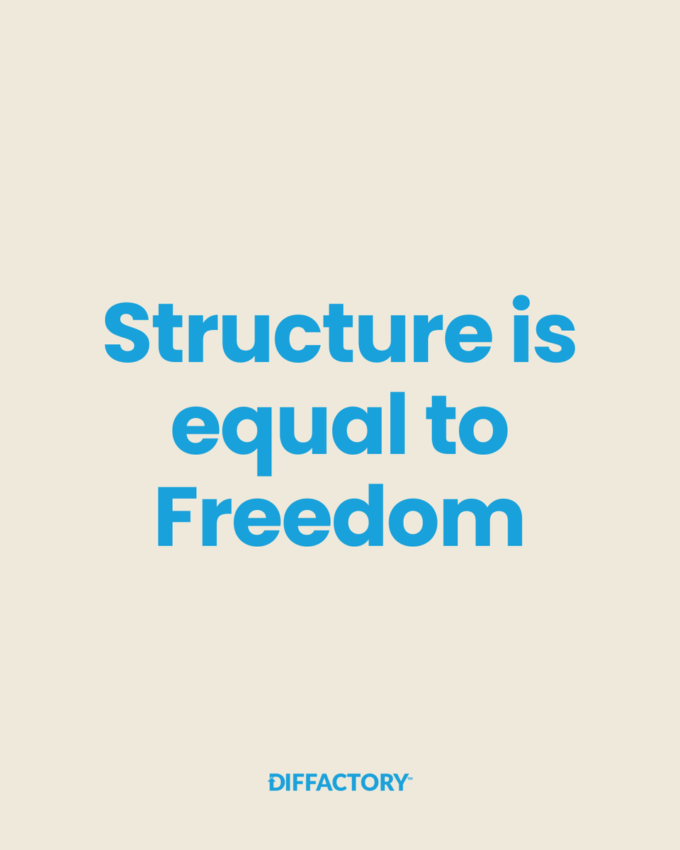 Diffactory's tweet image. If your business only works when you do, that’s not a system.  
That’s a trap.

Structural Capital is what lets you step back without everything falling apart.  
It’s what turns chaos into consistency.

Because freedom isn’t built on hustle.  
It’s built on structure.