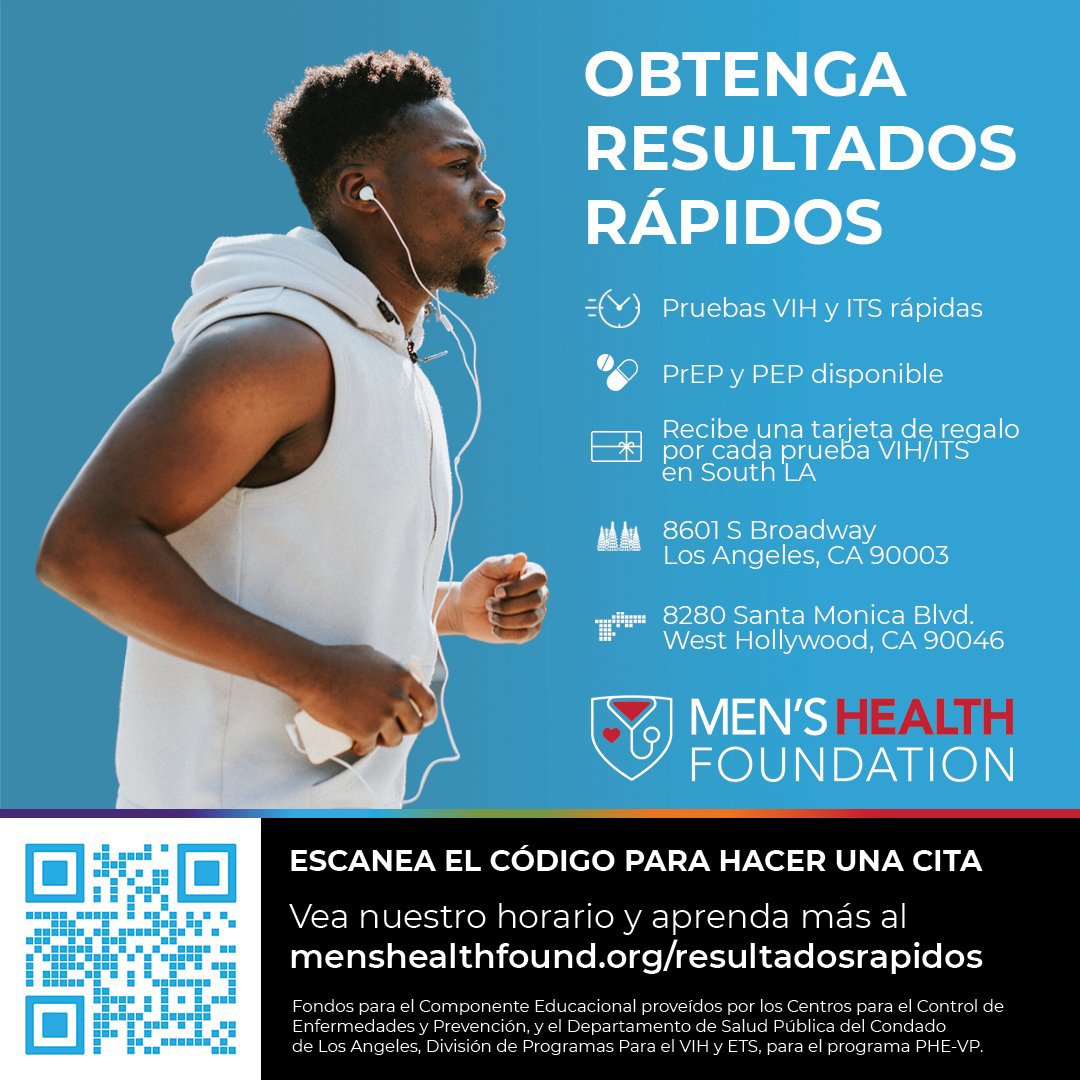 WehoCares's tweet image. 🚨 STI &amp;amp; HIV Testing Alert! 🚨 Take care of your sexual health with fast HIV &amp;amp; STI testing &amp;amp; treatment from @MensHealthFound. 

Schedule now: go.weho.org/3TRUMbD 

#WeHo #GetTested #StaySafe