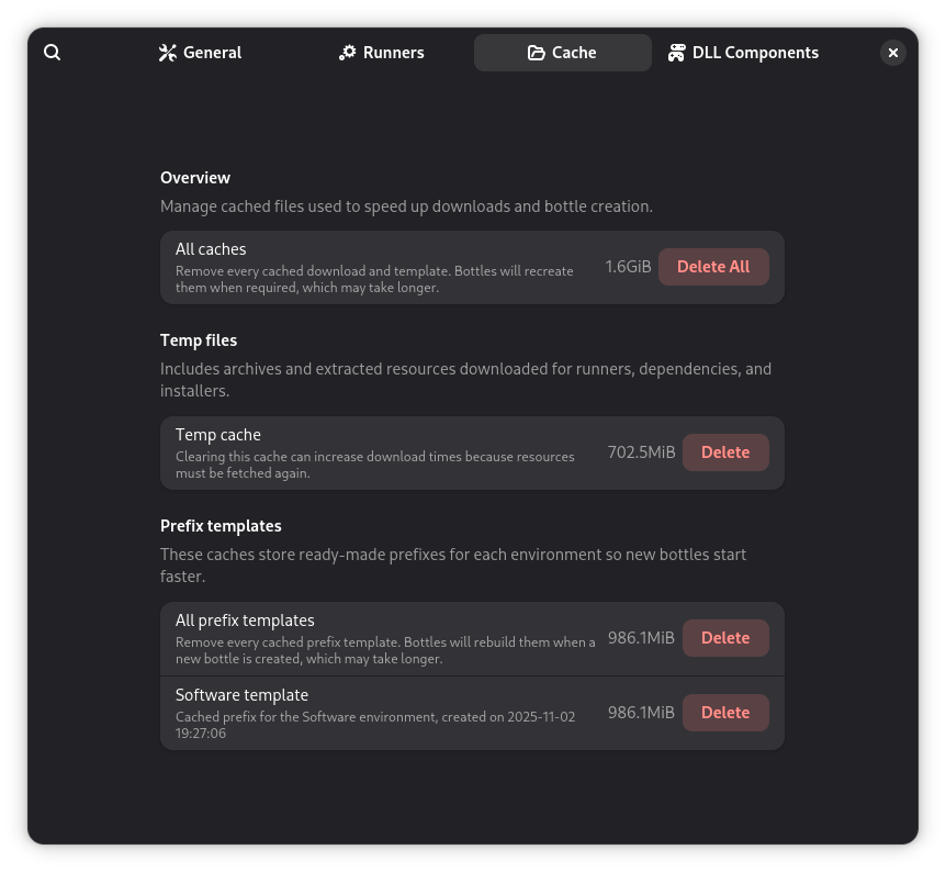 usebottles's tweet image. Take control of the cache with the upcoming Bottles v60 😎
#linux #windows #opensource