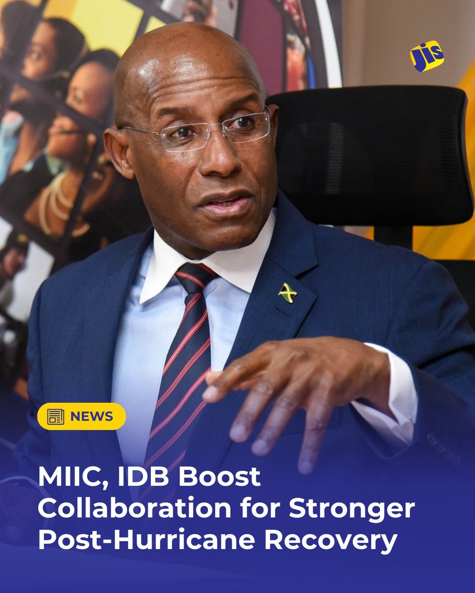 JISNews's tweet image. The Ministry of Industry, Investment and Commerce (MIIC) hosted a high-level Inter-American Development Bank (IDB) delegation for a two-day technical mission aimed at supporting Jamaica’s post–Hurricane Melissa recovery and strengthening long-term economic resilience. 

Led by…