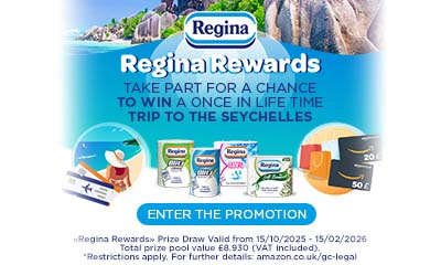 freesamplescouk's tweet image. 🏝️ Win a luxury holiday to the Seychelles! 🌴✨
Regina is giving you the chance to escape to paradise — plus instant £20 Amazon gift cards &amp;amp; a £50 prize when you upload your receipt! 🎁💷

Enter now 👉 fsdl.uk/holiday/