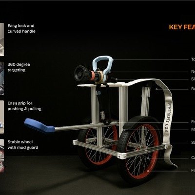 core77's tweet image. Here&apos;s what we looked at this week: Design Engineering student work: The Nozzlemate improves firefighter safety. The Granubot: An automatic screed leveler from Germany. Siso&apos;s… core77.com/posts/139366/C… #DesignEngineering #ProductDesign #Innovation #IndustrialDesign #UXDesign