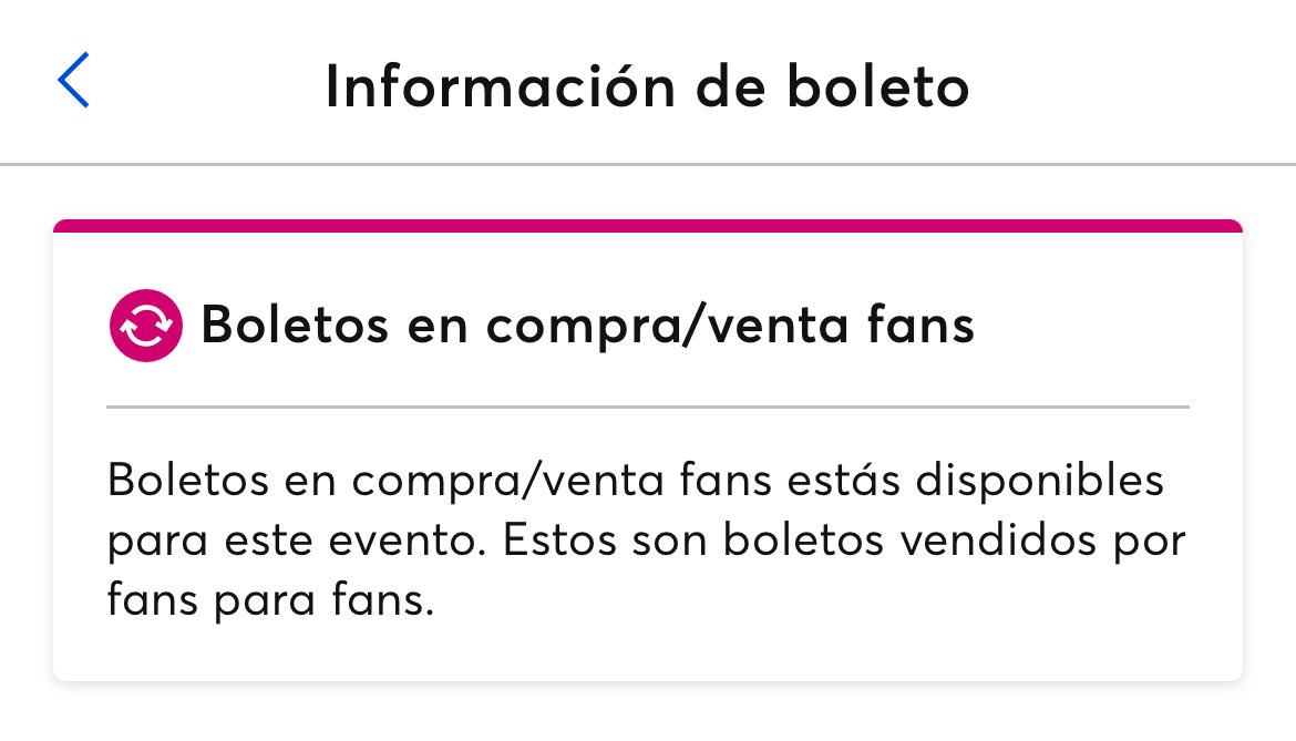 mx_tickets's tweet image. 🚨Pronto se estará habilitando la reventa fan-a-fan, ya sé están llevando a cabo pruebas exhaustivas en México....

Estos boletos se venderían al mismo precio original o menor...

¿Creen que funcione? ¿Les gusta la idea?

#reventa #boletos #ticketmaster #ticketsmx