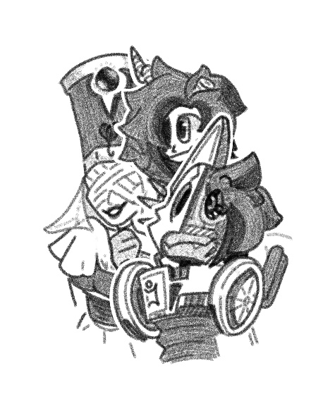 Happy Hellish Family (They barely know eachother(business partners))
#art #ocart