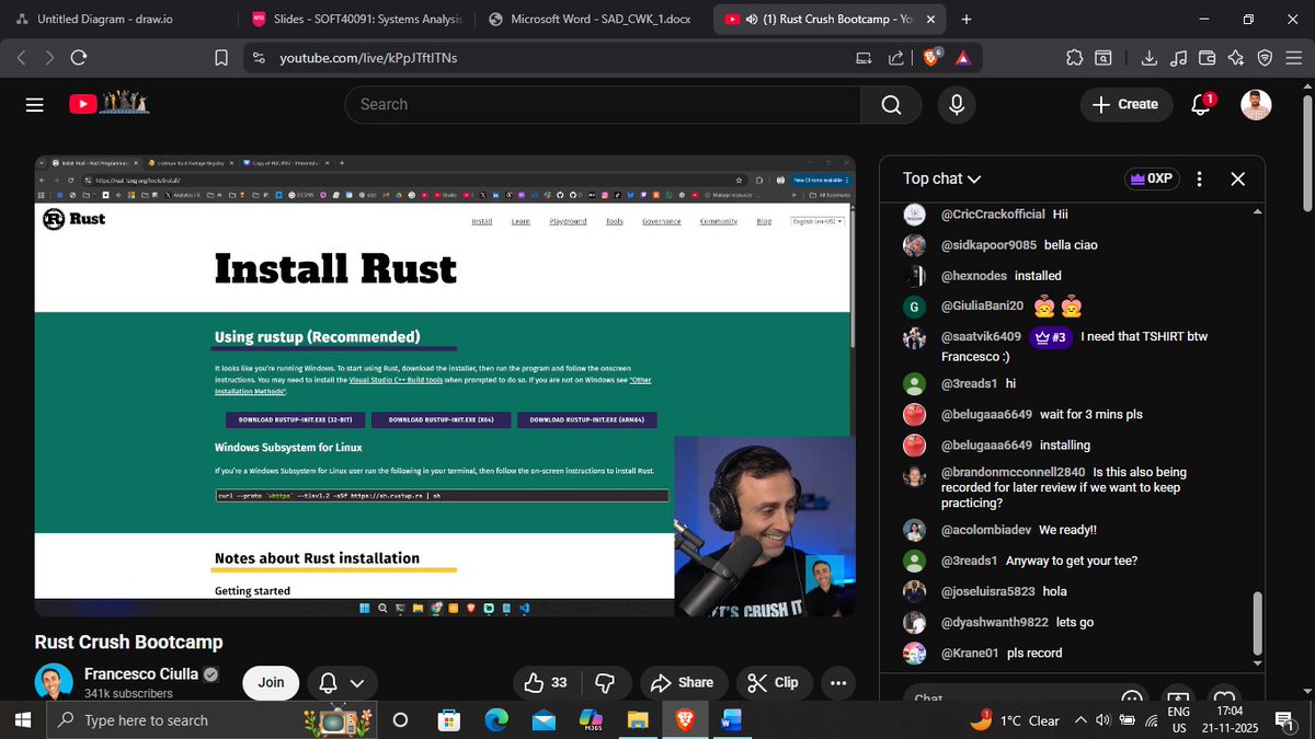pavan_varma_728's tweet image. Let&apos;s go Rust🦀