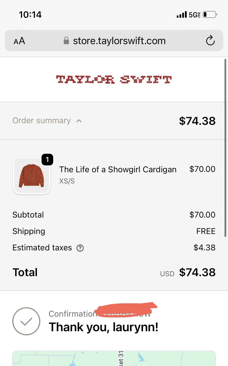 SwiftieLR's tweet photo. Everyone looked so good in their showgirl cardigans so i had to cave🧡🧡  #TSTheCardiganCollection #TSTheLifeOfAShowGirl @taylornation13 https://t.co/GtTV4RBwgW