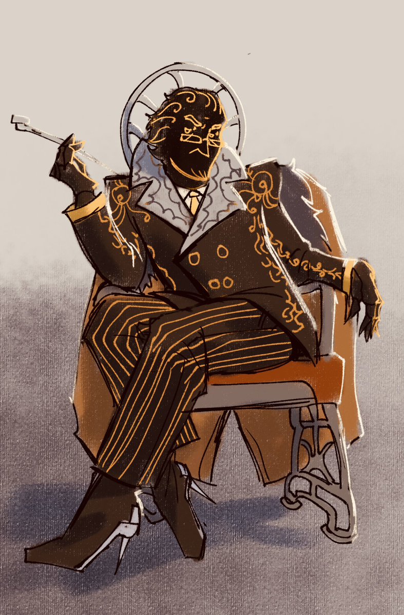 Ggentick's tweet image. Deltarune darkner oc (based on my oc Max)

His name is Lord Machinilian
#deltaruneoc #sewingmachine