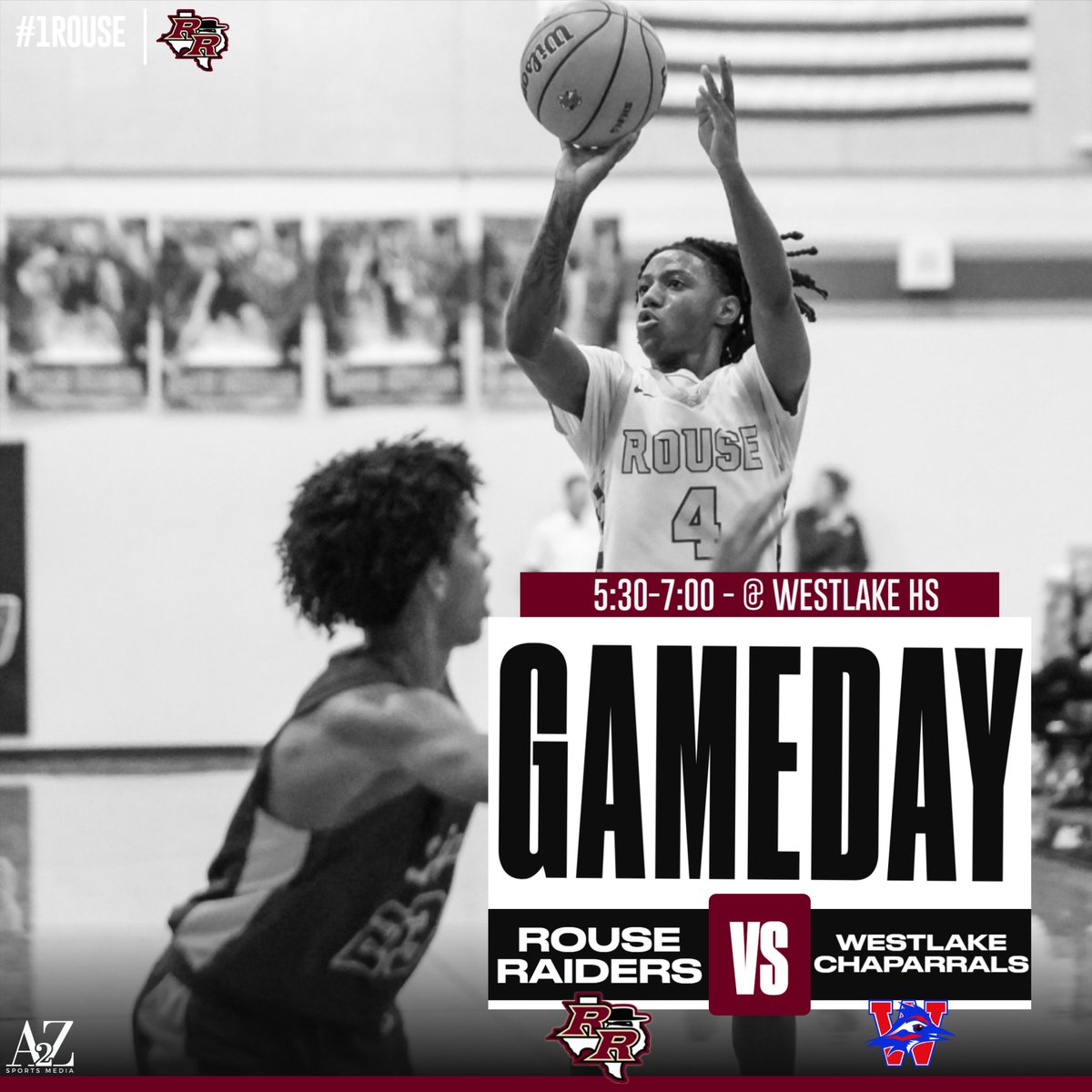 Game Day for <a href="/RouseBasketball/">Rouse Basketball</a> 
<a href="/CoachKrause/">Shane Krause</a> <a href="/CoachSainz/">Robert Sainz</a>