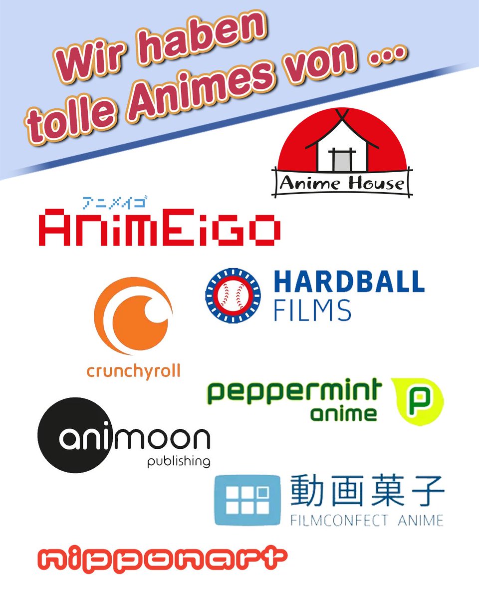 📺Heute feiern wir den #Welttag des #Fernsehens!🎉

Wir haben eine große Auswahl an #Anime-Titeln, ob #Action, #Romance, #Fantasy oder #Comedy – bei uns findet jeder Anime-Fan den passenden Serienstoff.💖

Stöbert gerne durch unser Sortiment!🛒

👉anime-sugoi.de/Anime