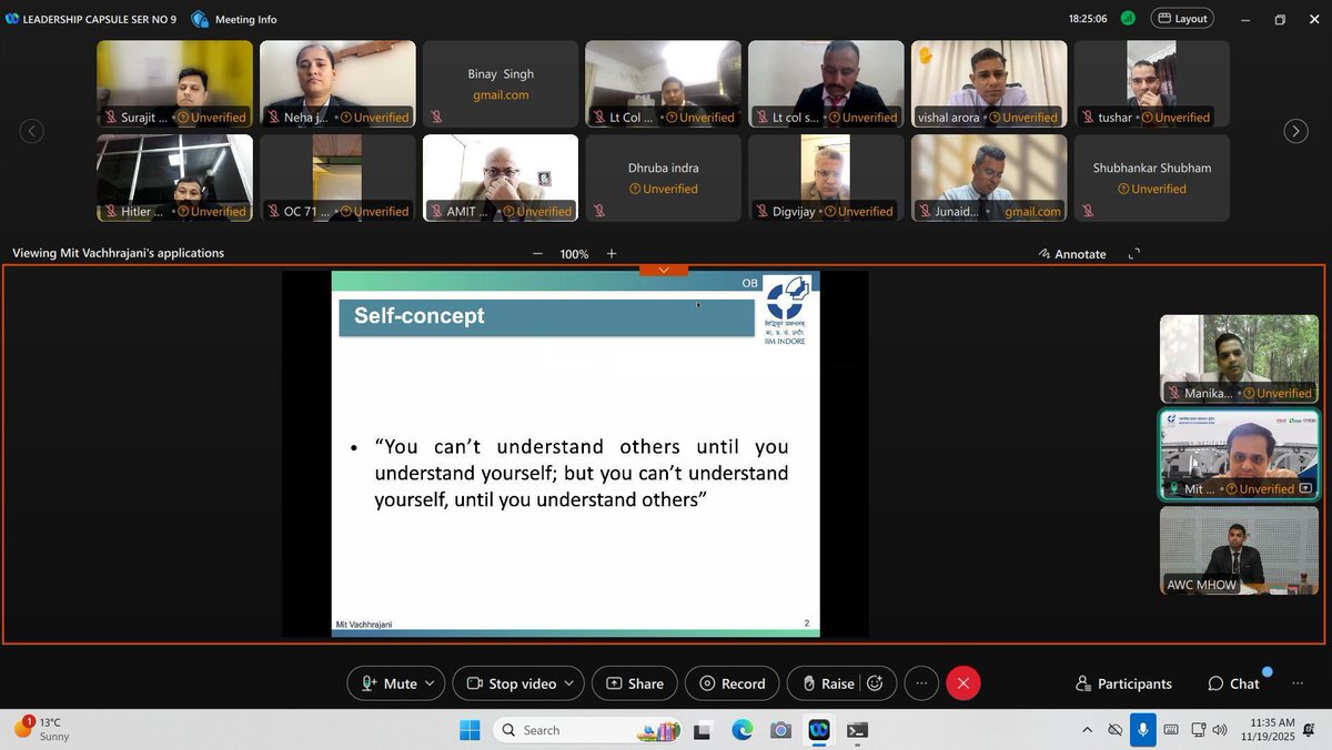 ia_awc's tweet image. Empowering mid-level military leaders with cutting-edge leadership competencies #LeadershipCapsule by #AWC blends core leadership principles, behavioral insights &amp;amp; techno-leadership to build agile future-ready leaders for multidomain operational environments @adgpi @artrac_ia