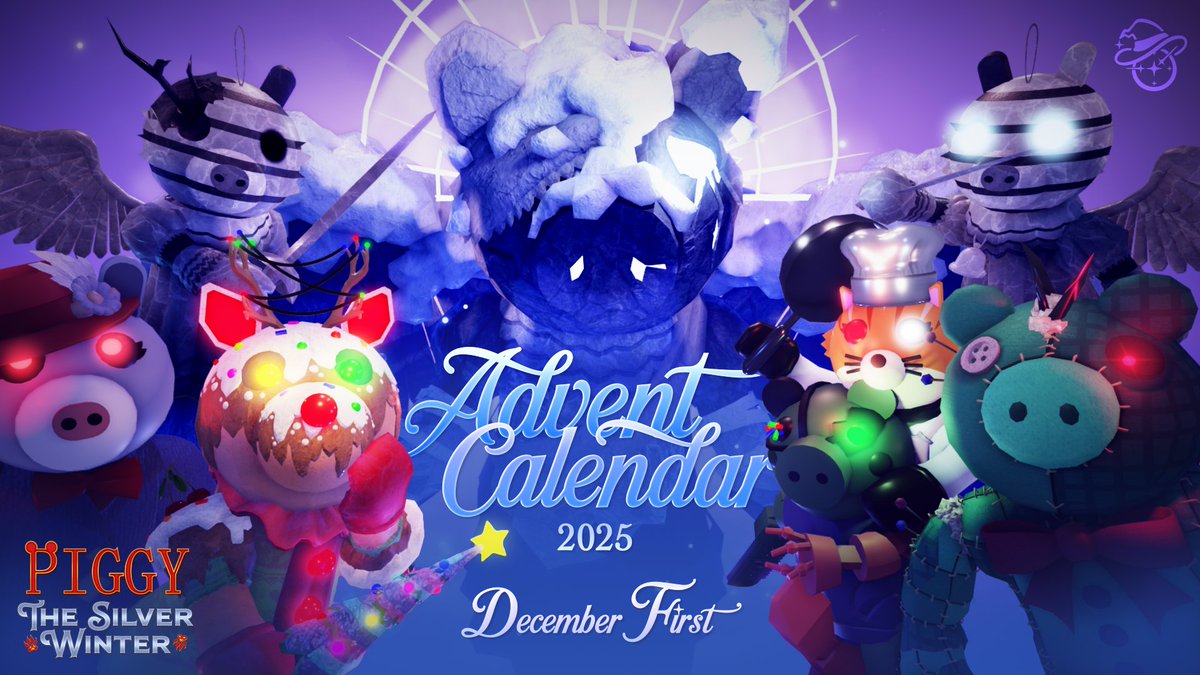 DaRealMiniToon's tweet image. All I want for this Holiday Season is... 
PIGGY: THE SILVER WINTER PART 1 ❄️🎭
THE ADVENT CALENDAR
This holiday season, the team and I wanted to treat you to not one, not two, but 30 gifts! A new surprise every day starting December 1st! 🎁