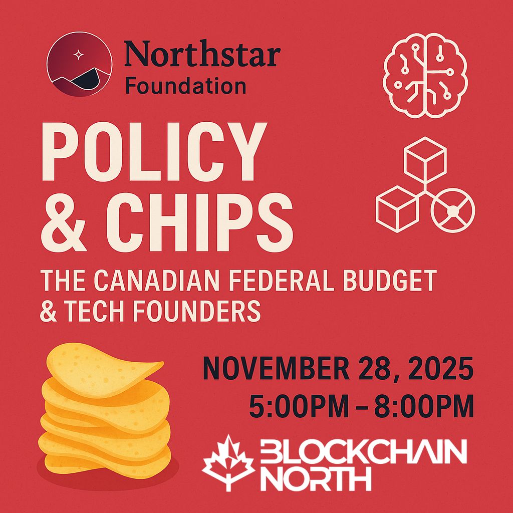 😍Super thrilled to be the official media partner for <a href="/northstar_dao/">NorthstarDAO</a>’s Policy &amp; Chips! 🚀

📅 Nov 28 | 📍 Toronto

Stablecoin legislation just dropped… but what does it REALLY mean for 🇨🇦 builders? 👀

Let’s break it down together - open, honest, community vibes only 👇